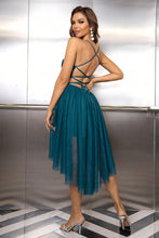 Load image into Gallery viewer, Sequin Spaghetti Strap High-Low Dress - Shop &amp; Buy
