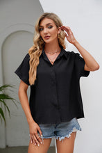 Load image into Gallery viewer, Short Sleeve Collared Neck Shirt - Shop &amp; Buy
