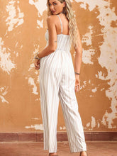 Load image into Gallery viewer, Sleeveless Tie Front Wide Leg Jumpsuit - Shop &amp; Buy
