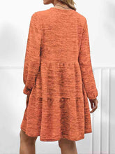 Load image into Gallery viewer, Square Neck Long Sleeve Dress - Shop &amp; Buy
