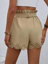 Load image into Gallery viewer, Tie Belt Paperbag Waist Shorts - Shop &amp; Buy
