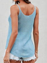 Load image into Gallery viewer, Waffle-Knit Round Neck Cami - Shop &amp; Buy
